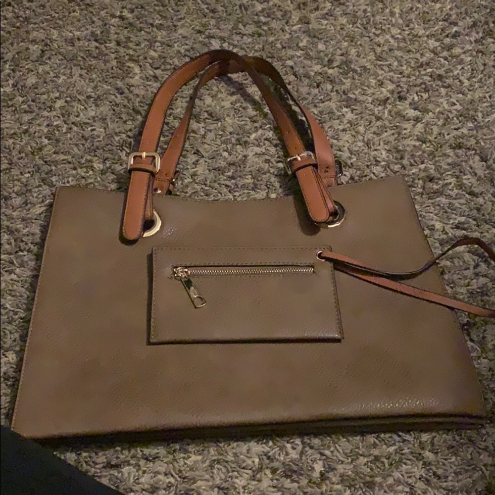 Shoulder bag / Brown and tan - Picture 4 of 4